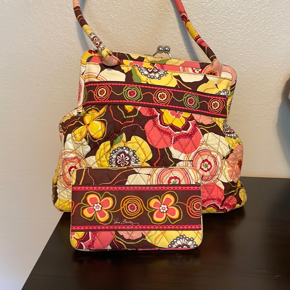 Vera Bradley purse & billfold. Retired pattern.